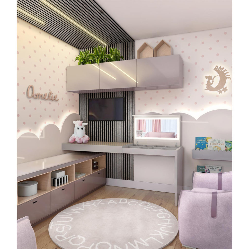Akustikpaneel Wandverkleidung Lamellenwand Melamine | 60 x 60 x 2,2 cm | Betonoptik | Filz schwarz