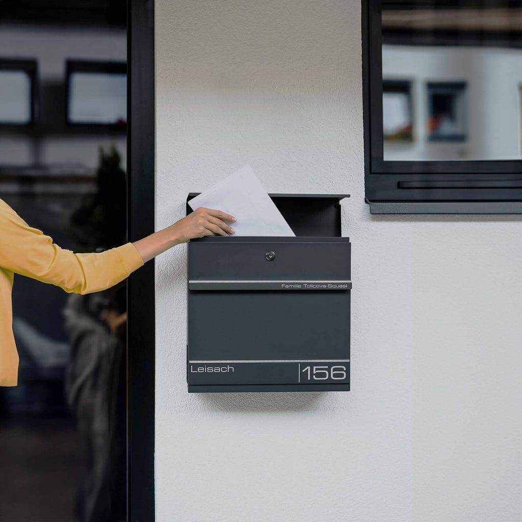 Metzler Briefkasten mit Lasergravur | Hermann