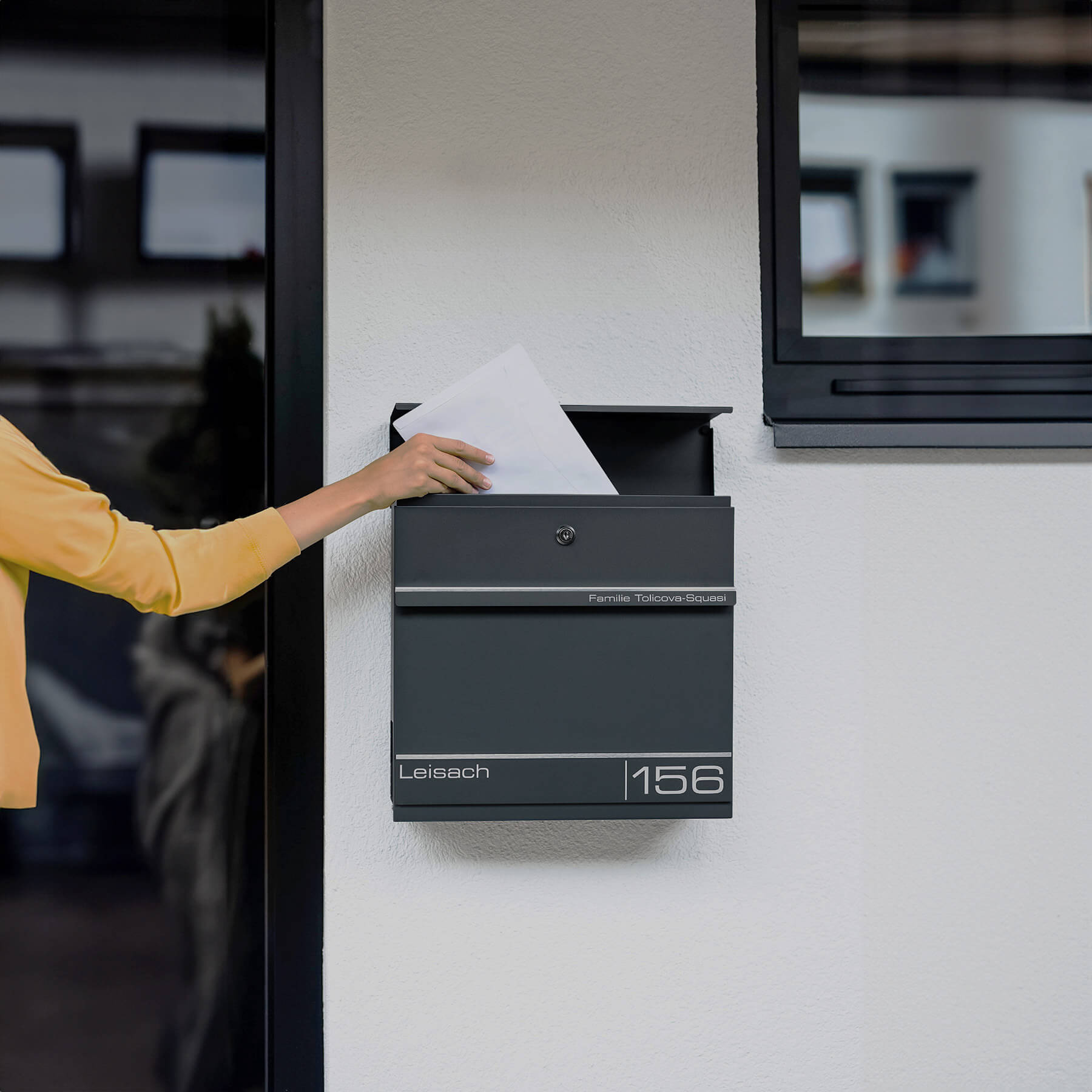 Metzler Briefkasten mit Lasergravur | Hermann