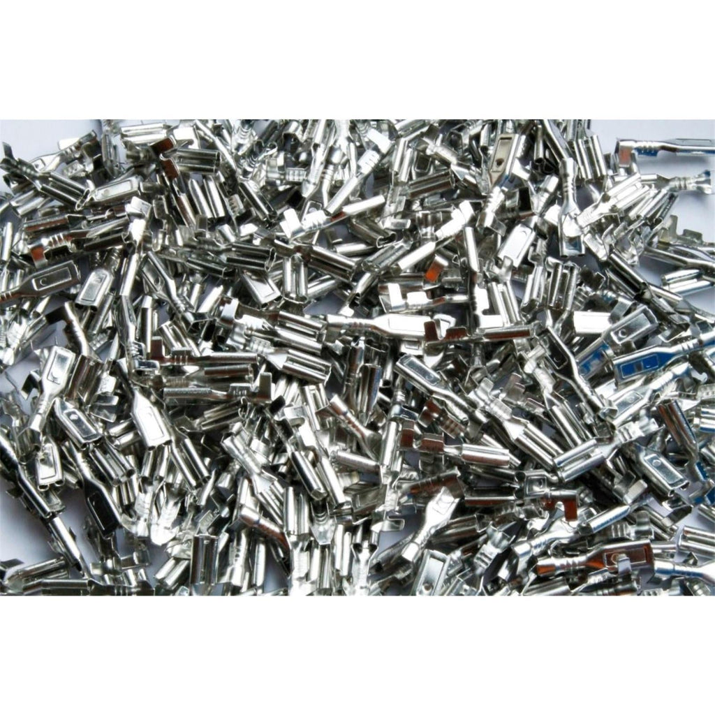 10 Flachsteckhülsen 2,8x0,8mm