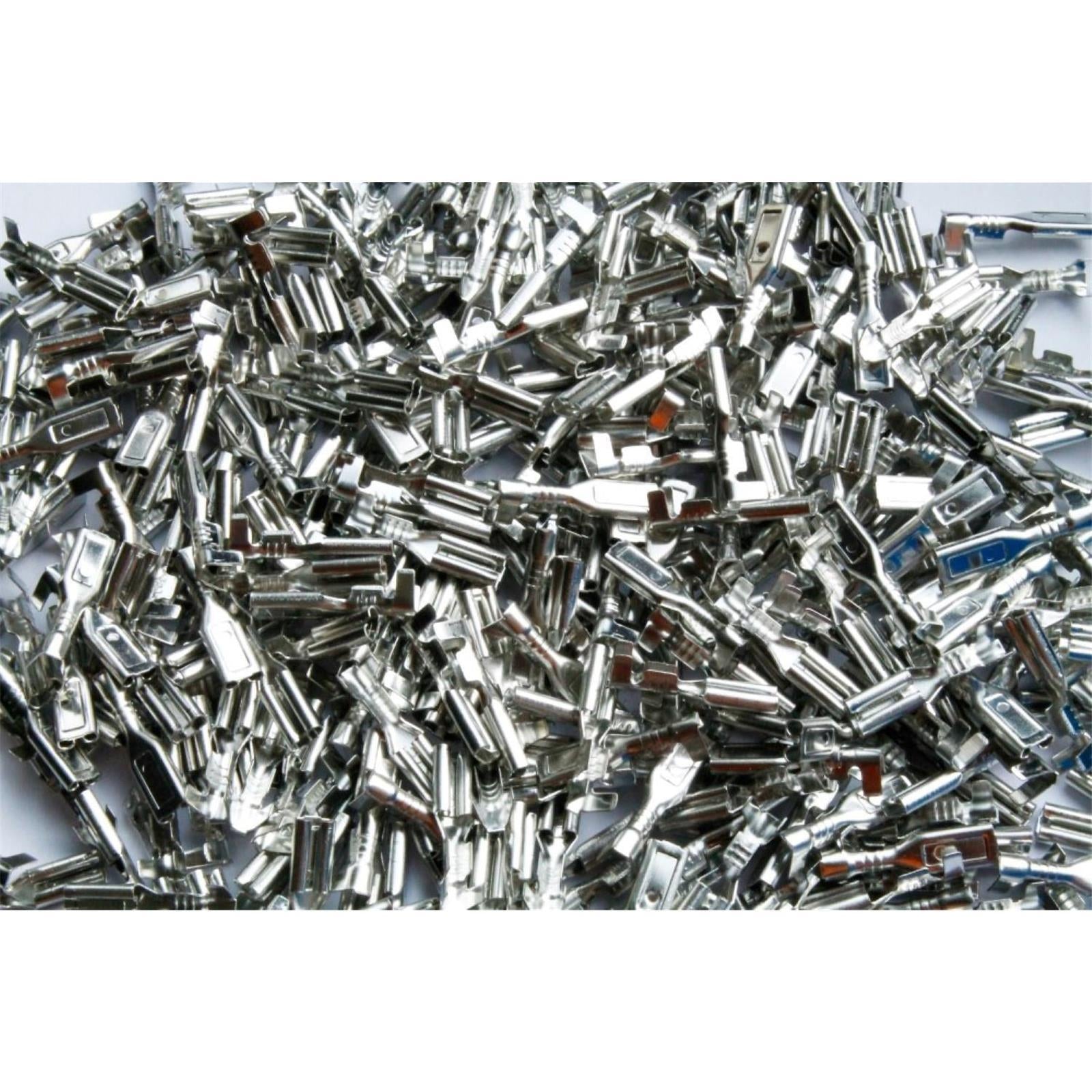 10 Flachsteckhülsen 2,8x0,8mm