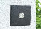 Naturschiefer LED Türklingel - Klingelplatte Slate