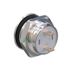 Metzler - Drucktaster 12mm - IP67 IK10 - Edelstahl - Hervorstehend - Lötkontakte
