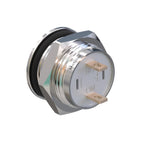 Metzler - Drucktaster 12mm - IP67 IK10 - Edelstahl - Ultraflach - Lötkontakte