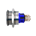 Metzler - Drucktaster 22mm - IP67 IK10 - Edelstahl - Flach - Lötkontakte