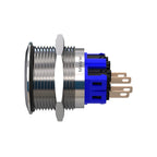 Metzler - Drucktaster 25mm - IP67 IK10 - Edelstahl - Flach - Lötkontakte