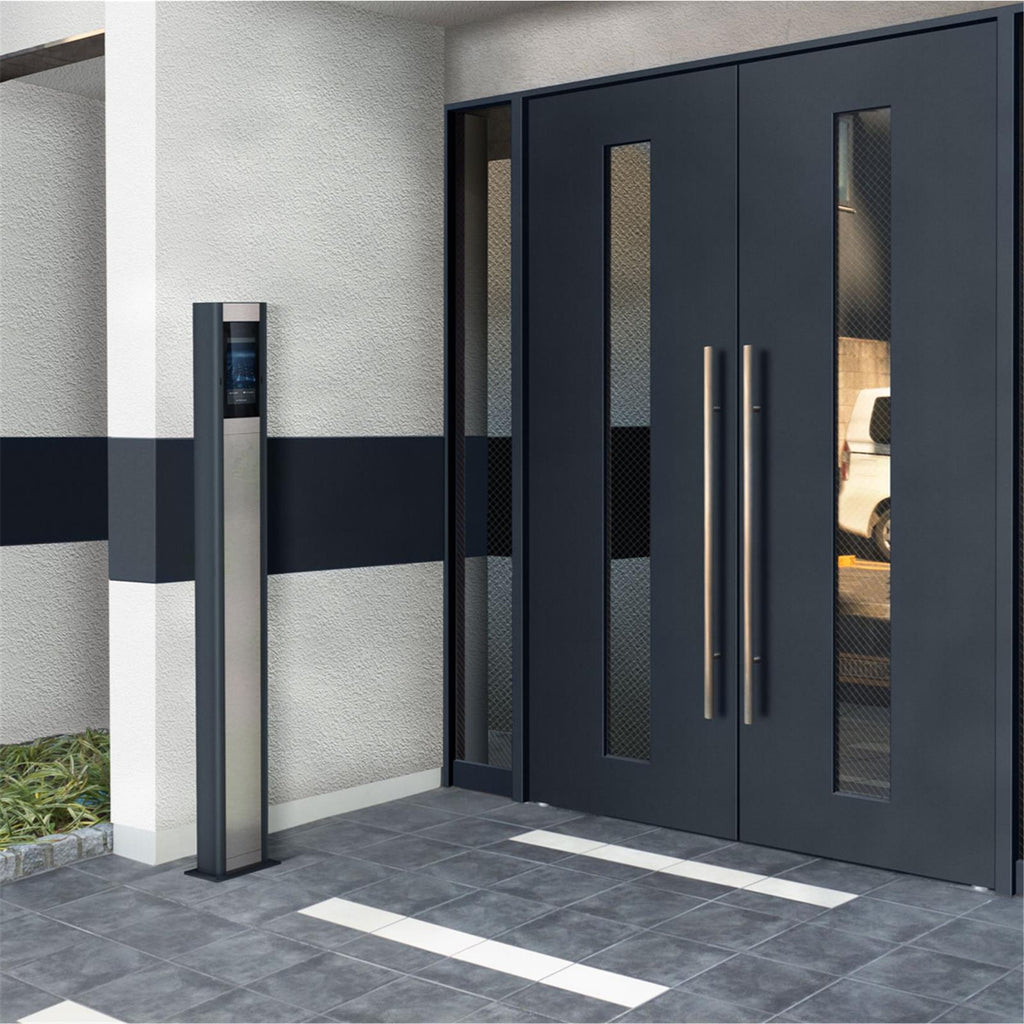 Metzler SDM10S Video-Türsprechsäule | Klingelstele mit Gesichtserkennung | optional mit Personalisierung | Ein- und Mehrfamilien