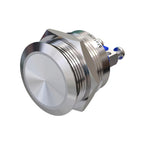 Metzler - Drucktaster 22mm - IP67 IK10 - Edelstahl - Flach - Schraubkontakte