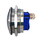 Metzler - Drucktaster 40mm - IP67 IK10 - Edelstahl - Gewölbt - Lötkontakte