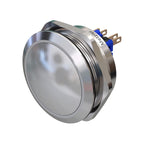 Metzler - Drucktaster 40mm - IP67 IK10 - Edelstahl - Gewölbt - Lötkontakte