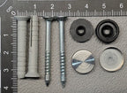 Befestigungs-Set (ADS1) Schrauben mit Abdeckkappen
