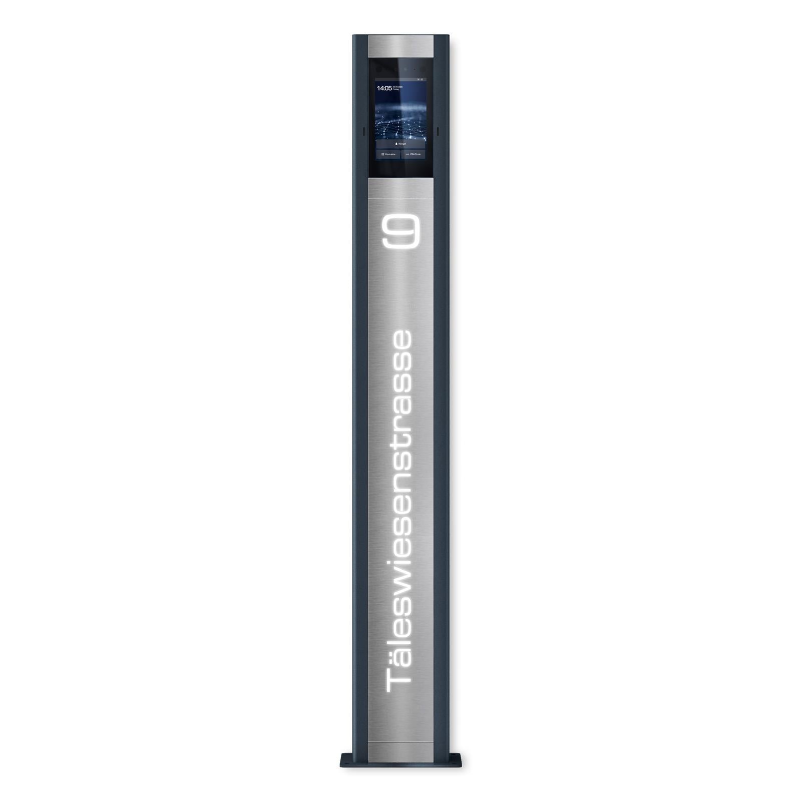 Metzler SDM10S Video-Türsprechsäule | Klingelstele mit Gesichtserkennung | optional mit Personalisierung | Ein- und Mehrfamilien