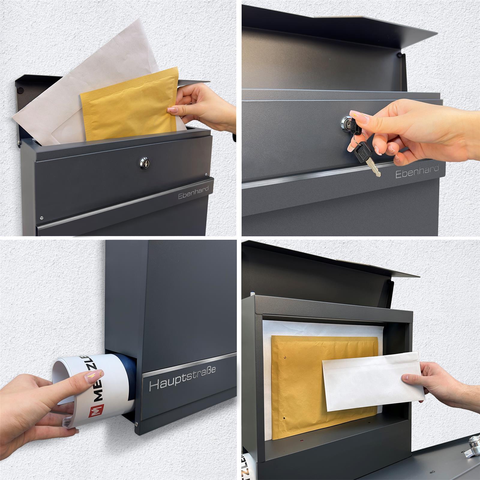 Metzler Briefkasten mit Lasergravur | Hermann