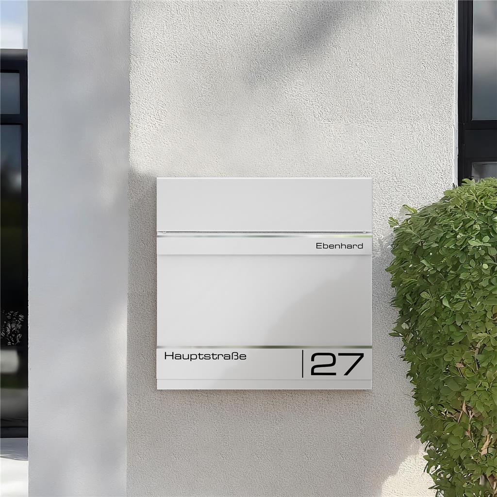 Metzler Briefkasten mit Lasergravur | Hermann