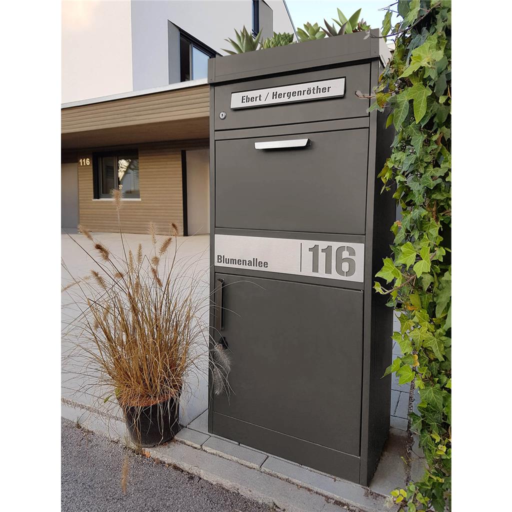 Metzler Pflanzdach für Paketbox | Dachbegrünung für Paketbriefkasten | für Modellreihe Bispo