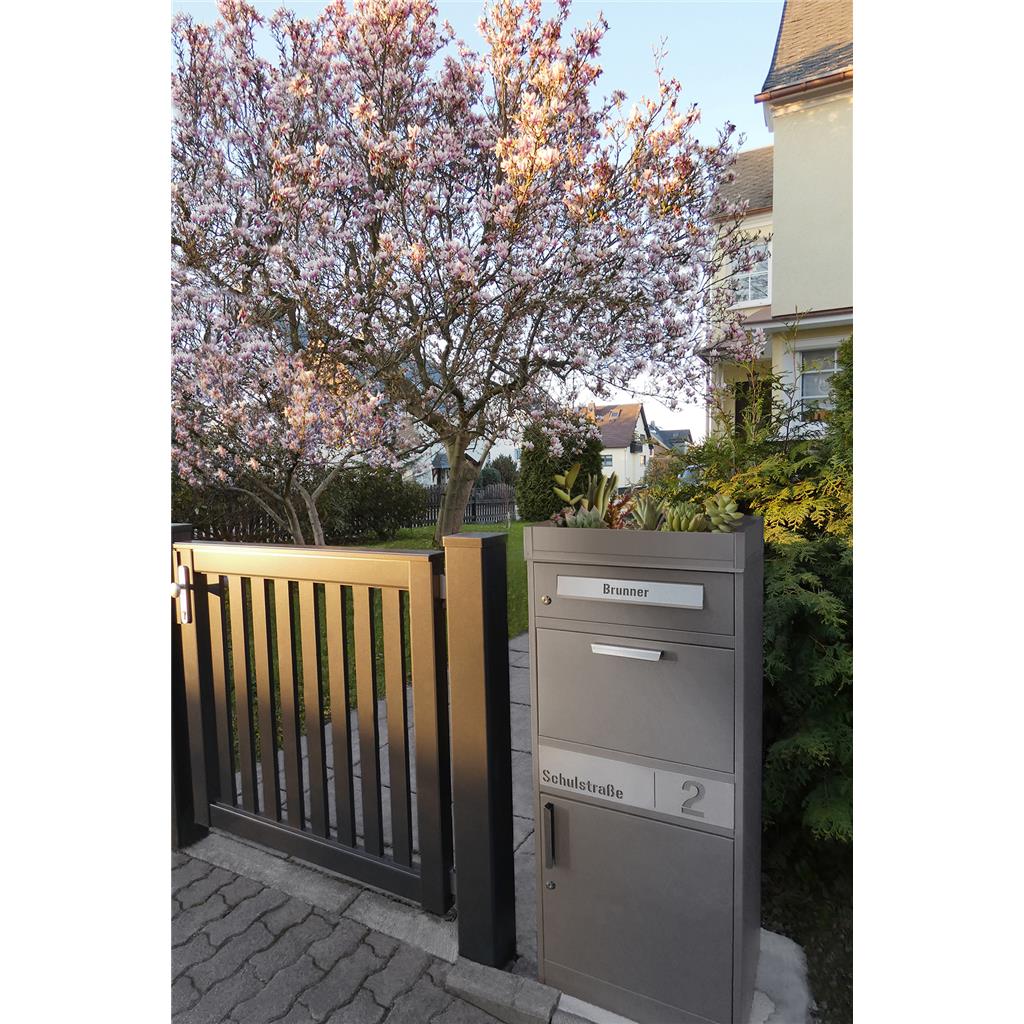Metzler Pflanzdach für Paketbox | Dachbegrünung für Paketbriefkasten | für Modellreihe Bispo