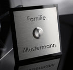 Edelstahl Klingel mit LED Klingeltaster
