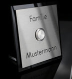 Edelstahl Klingel mit LED Klingeltaster