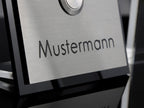Edelstahl Klingel mit LED Klingeltaster