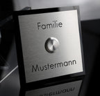 Edelstahl Klingel mit LED Klingeltaster
