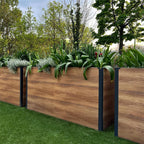 Metzler Hochbeet L für den Garten | Pulverbeschichtet | 150 x 75 x 77 cm