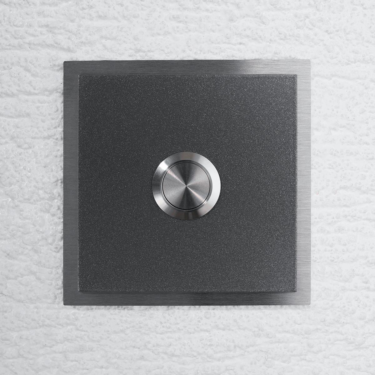 LED Türklingel - Klingelplatte aus Edelstahl