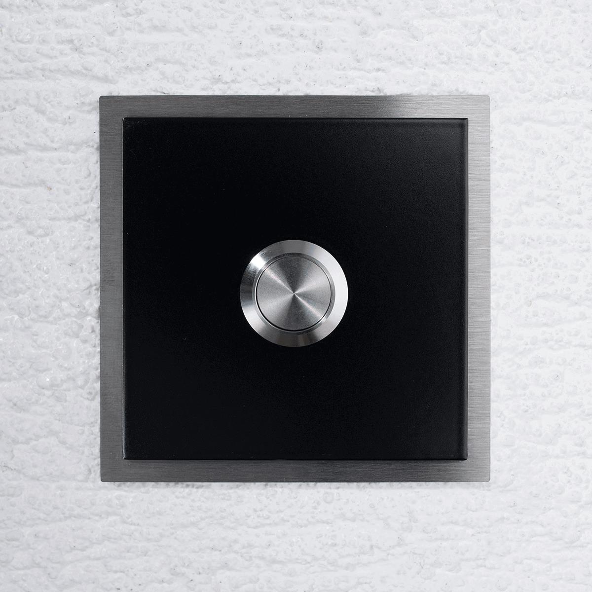 LED Türklingel - Klingelplatte aus Edelstahl