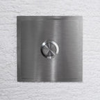 LED Türklingel - Klingelplatte aus Edelstahl