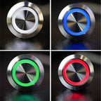 Metzler Design Klingelschild Anthrazit Gravur + LED-Drucktaster | Velora