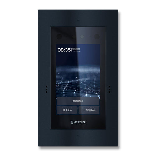 Metzler Türsprechanlage mit Kamera | Gesichtserkennung | Touch-Display | Live-HD-Video | Ein- und Mehrfamilien | SDM10X