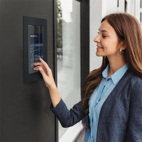 Metzler Türsprechanlage mit Kamera | Gesichtserkennung | Touch-Display | Live-HD-Video | Ein- und Mehrfamilien | SDM10X