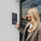 Metzler Türsprechanlage mit Kamera | Gesichtserkennung | Touch-Display | Live-HD-Video | Ein- und Mehrfamilien | SDM10X