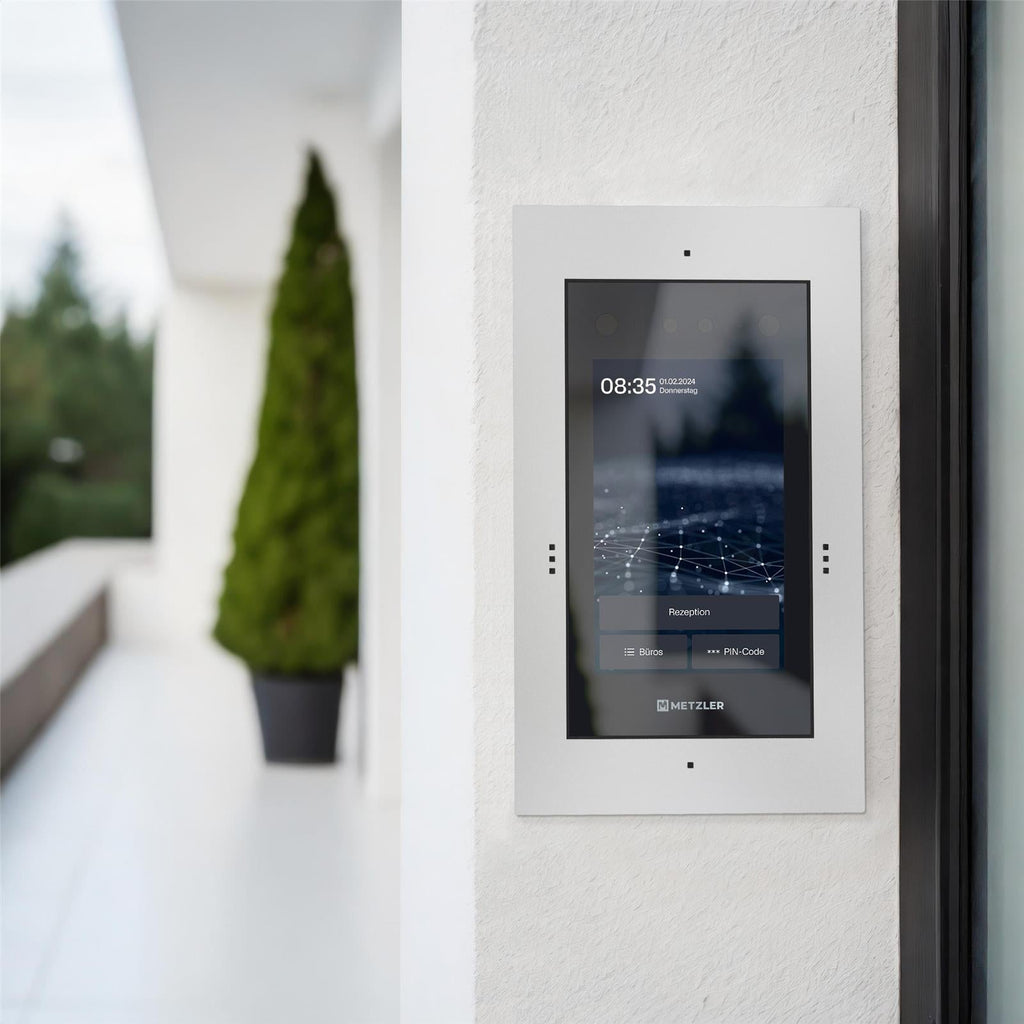 Metzler Türsprechanlage mit Kamera | Gesichtserkennung | Touch-Display | Live-HD-Video | Ein- und Mehrfamilien | SDM10X
