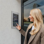 Metzler Türsprechanlage mit Kamera | Gesichtserkennung | Touch-Display | Live-HD-Video | Ein- und Mehrfamilien | SDM10X