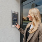 Metzler Türsprechanlage mit Kamera | Gesichtserkennung | Touch-Display | Live-HD-Video | Ein- und Mehrfamilien | SDM10X