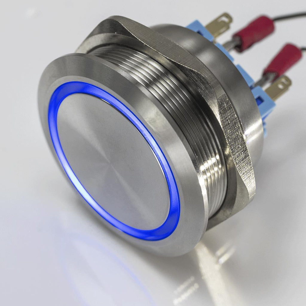 LED-Türklingel in Anthrazit Gravur auf Drucktaster