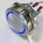 LED-Türklingel in Anthrazit Gravur auf Drucktaster