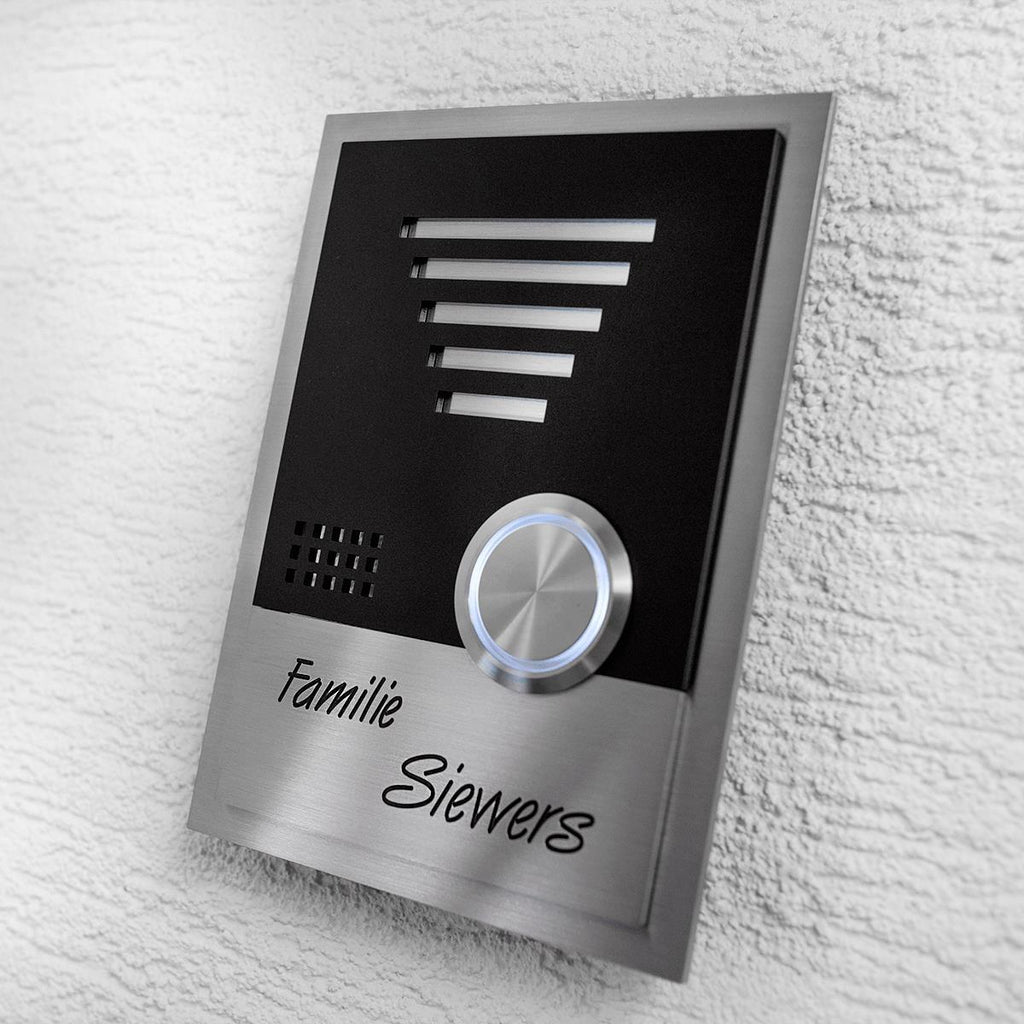 Design Türklingel Edelstahl LED Türklingel