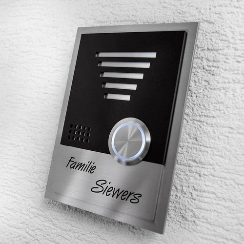 Design Türklingel Edelstahl LED Türklingel