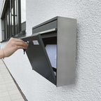 Metzler Briefkasten in Anthrazit | BK212 mit austauschbarem Namensschild