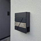 Metzler Briefkasten Design Anthrazit Edelstahl | Zeppelin