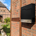 Metzler Briefkasten mit Edelstahl-Namensschild | Enno