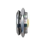 Metzler - Drucktaster 22mm - LED Ringbeleuchtung Weiß - IP67 IK10 - Edelstahl - Flach -  Kabelanschluss