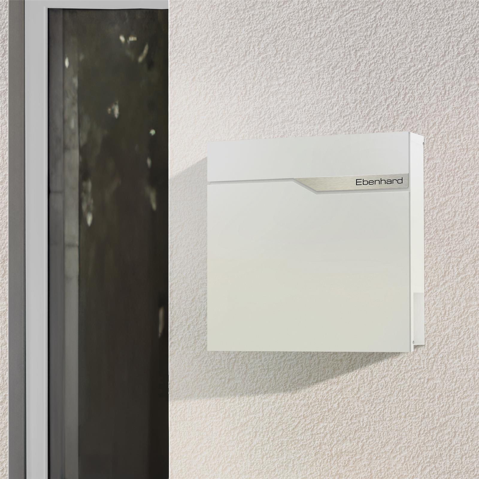 Metzler Briefkasten austauschbares Namensschild | Ebenhard