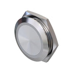 Metzler - Drucktaster 25mm - IP67 IK10 - Edelstahl - Flach -  Kabelanschluss