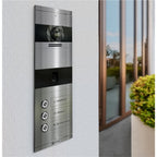 Metzler VDM10 2.0 Video-Türsprechanlage | mit Fingerprint | 3 Klingeltaster | Niko