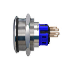 Metzler - Drucktaster 30mm - IP67 IK10 - Edelstahl - Flach - Lötkontakte