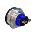 Metzler - Drucktaster 30mm - IP67 IK10 - Edelstahl - Flach - Lötkontakte