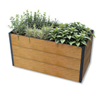 Metzler Hochbeet L für den Garten | Pulverbeschichtet | 150 x 75 x 77 cm