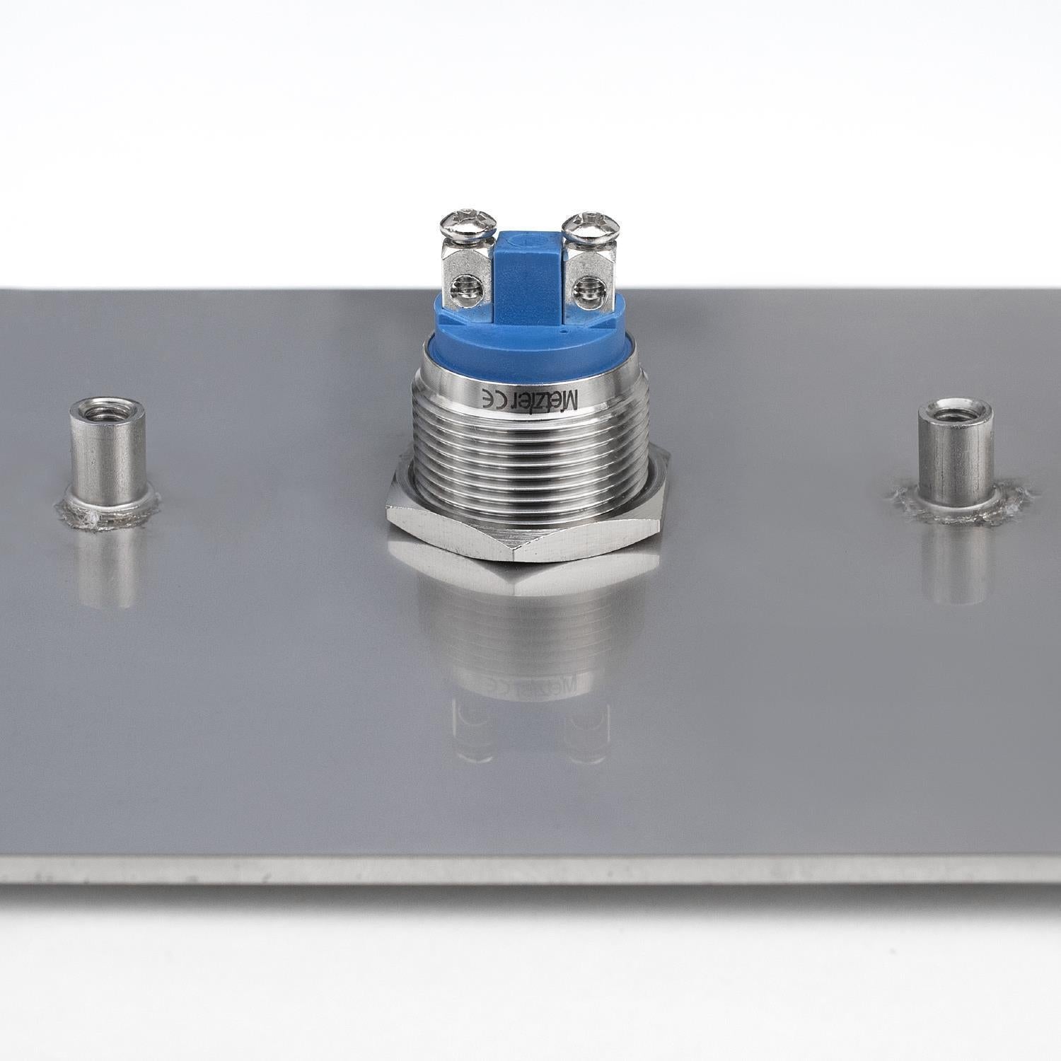 Metzler Klingelschild Anthrazit LED-Taster + Gravur | Friesen